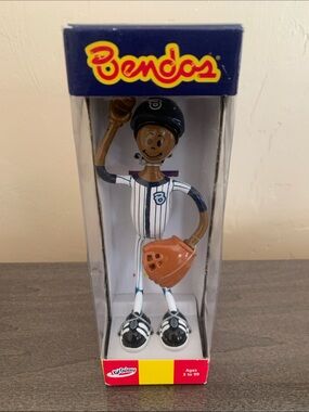 Bendos Kid Galaxy Bendable Baseball Catcher Action Figure 2001
